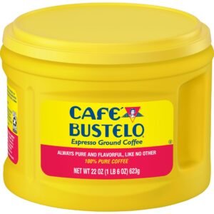 Brand Name: Café Bustelo/ Product Name: Café Bustelo Espresso Dark Roast Ground Coffee, 22 Ounces (Pack of 6)